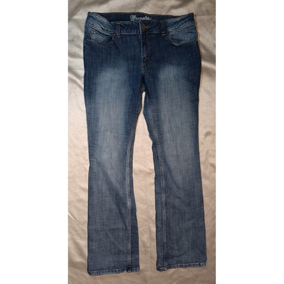 Wrangler Denim - Wrangler Women’s 11x36 Boot Cut Jeans Blue Denim Classic Western Wear Rodeo